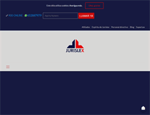 Tablet Screenshot of jurislex.net
